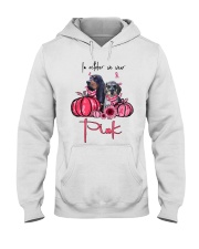 Pink Month - Basset Hound and Dapple Dachshund Hooded Sweatshirt tile