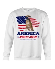 American 4th july - Boxer Crewneck Sweatshirt tile