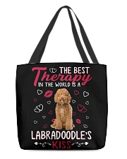 Best Therapy - RED Labradoodle All-Over Tote tile
