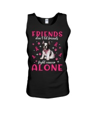 Cancer Alone - French Bulldog 2 Unisex Tank tile