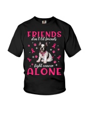 Cancer Alone - French Bulldog 2 Youth T-Shirt tile