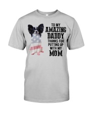 Amazing Daddy - Papillon Classic T-Shirt front