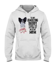 Amazing Daddy - Papillon Hooded Sweatshirt tile