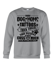 Dog Mom and Tattoos Crewneck Sweatshirt tile