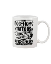 Dog Mom and Tattoos Mug tile