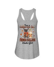 Pumpkin Kinda - Grey French Bulldog Ladies Flowy Tank tile