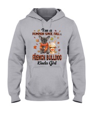 Pumpkin Kinda - Grey French Bulldog Hooded Sweatshirt tile