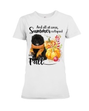 Into Fall - BLACK Shih-Poo Premium Fit Ladies Tee tile