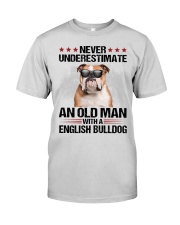 Old Man English Bulldog Premium Fit Mens Tee tile
