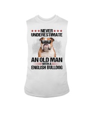 Old Man English Bulldog Sleeveless Tee tile