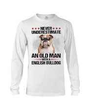 Old Man English Bulldog Long Sleeve Tee tile