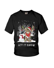 Xmas Reindeer - Cat Youth T-Shirt tile