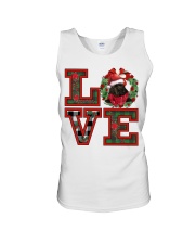 Christmas Love - BLACK American Cocker Spaniel Unisex Tank tile