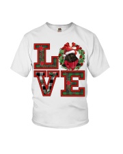 Christmas Love - BLACK American Cocker Spaniel Youth T-Shirt tile