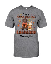 Pumpkin Kinda - CHOCOLATE Labrador Classic T-Shirt tile