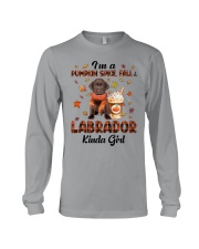 Pumpkin Kinda - CHOCOLATE Labrador Long Sleeve Tee tile