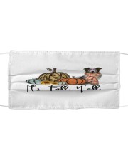 Fall Pumpkin Blue Merle Collie Mask tile