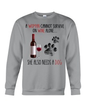 She Also Needs Dog Crewneck Sweatshirt tile
