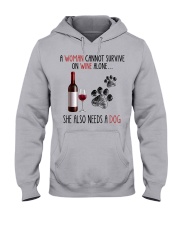She Also Needs Dog Hooded Sweatshirt tile