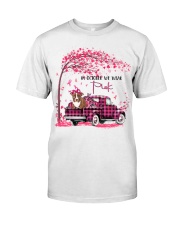 Pink Autumn - RED Boston Terrier Premium Fit Mens Tee tile