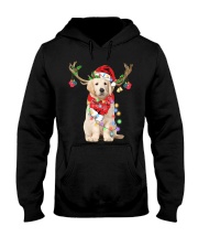 Reindeer - Golden Retriever Hooded Sweatshirt tile