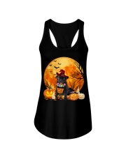 Moon Candy - BLACK Pug 1 Ladies Flowy Tank tile