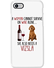 She Also Needs - Vizsla Phone Case tile