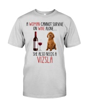 She Also Needs - Vizsla Premium Fit Mens Tee tile