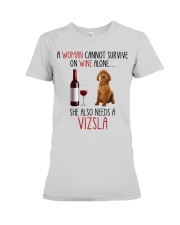 She Also Needs - Vizsla Premium Fit Ladies Tee tile