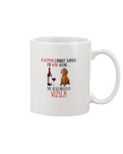 She Also Needs - Vizsla Mug tile