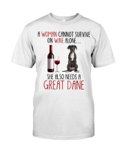 She Also Needs - Great Dane Classic T-Shirt front