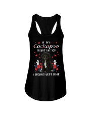 Either - BLACK Cockapoo Ladies Flowy Tank tile