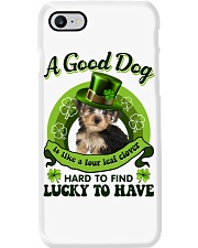 Four Leaf - Morkie 1 Phone Case tile