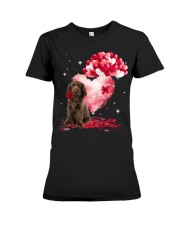 Valentine Balloon - Sussex Spaniel Premium Fit Ladies Tee tile