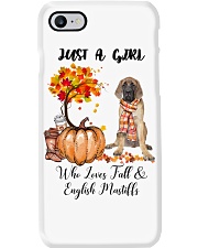 Fall And - English Mastiff v2 Phone Case tile