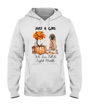 Fall And - English Mastiff v2 Hooded Sweatshirt tile