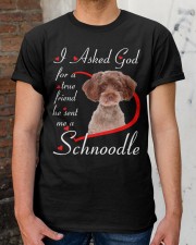 He Sent - RED Schnoodle Classic T-Shirt apparel-classic-tshirt-lifestyle-30