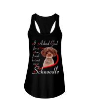 He Sent - RED Schnoodle Ladies Flowy Tank tile