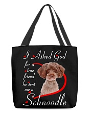 He Sent - RED Schnoodle All-Over Tote tile