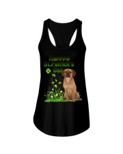 Gold Grass - Puggle 3 Ladies Flowy Tank tile