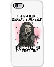 First Time - Afghan Hound Phone Case tile