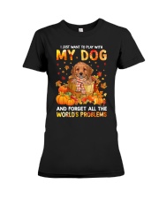 Forget Problems - Cavapoo 2 Premium Fit Ladies Tee tile