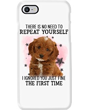 First Time - RED Cockapoo Phone Case tile