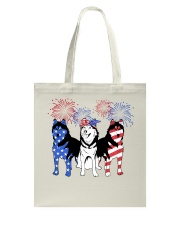 American Firework - Husky Tote Bag tile