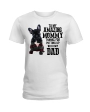 Amazing Mommy - French Bulldog Ladies T-Shirt tile