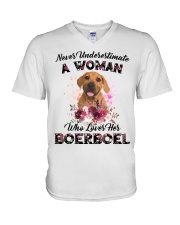 Love Her - Boerboel V-Neck T-Shirt tile