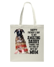 Father Day - Boxer Tote Bag tile