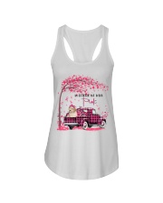 Pink Autumn - CREAM Toy Poodle Ladies Flowy Tank tile