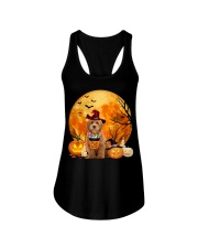 Moon Candy - RED Goldendoodle Ladies Flowy Tank tile