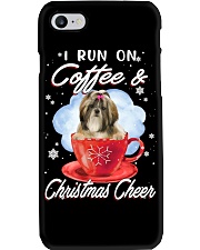 Xmas Coffee - Shih Tzu 1 Phone Case tile
